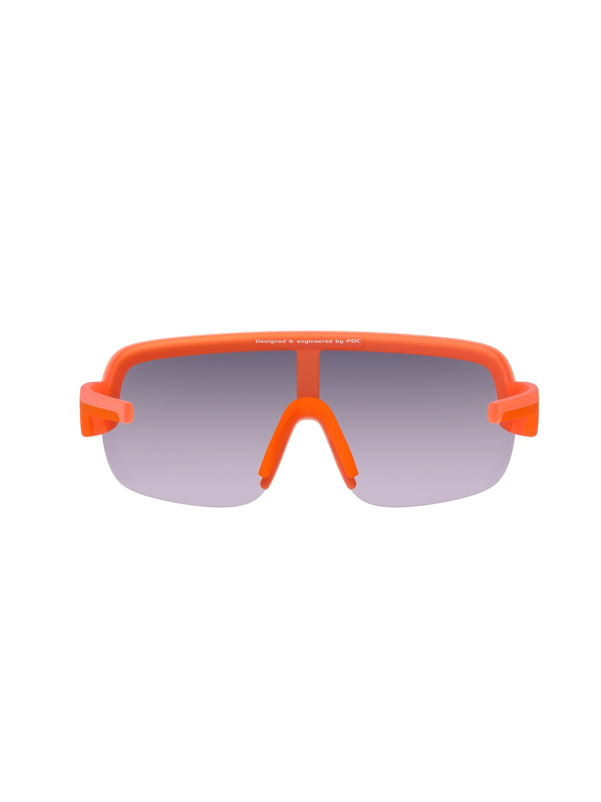 Okulary rowerowe POC Aim - Fluo. Orange Translucent/Clarity Road/Pt. Sunny Gold - Image 4
